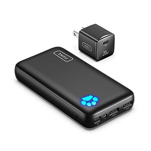 ?Bundle-2 Items? INIU 20W PD3.0 Fast Charge USB Wall Charger + INIU 20000mAh Portable Charger