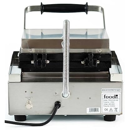 foodis Waffeleisen Bubble Form 1700W mit Heizanzeige & Timerfunktion - Gastronomie Waffelmaschine mit Temperaturregulierung 60-300°C - Waffle Maker, Waffel-Eisen, Blasenwaffeleisen – Bild 8