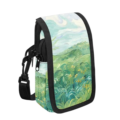 Small Crossbody Bag for Women Phone Purse, Monet Zipper Mini Messenger Bag Sling Pouch Adjustable Strap3