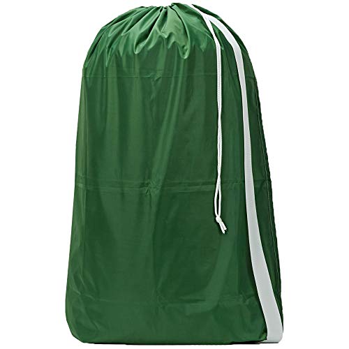 HOMEST XL Nylon Laundry Bag with Strap, Machine Washable Large Dirty Clothes Organizer