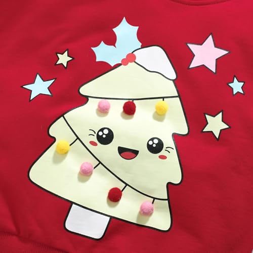 Image of Hongshilian Unisex Kids Cute Cartoon Cotton Sweater Shirt