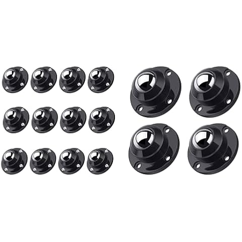 PlusRoc 12 Pack Stell Wheels and 4 Pack 201 Stainless Steel Wheels Cover