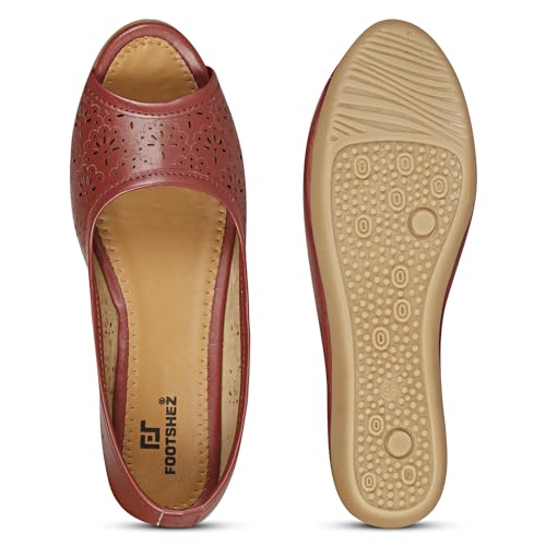 Image of Footshez Women's Black Ballet Flat | Women's Fashion Sandals Bellies-P