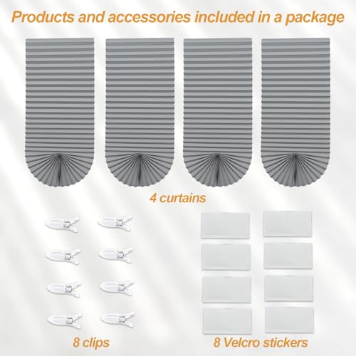 Sneulletoys 4pack No Drill Temporary Blinds Stick on,Easy Fit Self Adhesive Blinds,Non-Woven Fabric Crop According to Size,Curtains for Bedroom Kitchen Bathroom Windows (Black, 90w X 180h cm) - Cosy Home Interiors Sneulletoys 4pack No Drill Temporary Blinds Stick on,Easy Fit Self Adhesive Blinds,Non-Woven Fabric Crop According to Size,Curtains for Bedroom Kitchen Bathroom Windows (Black, 90w X 180h cm) - Image 6