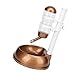 Tbest Dog Water Dispenser,Pet Standing Water Dispenser Bowl Height Multifunction Dog Automatic Water Food Feeder Witetachable Pole