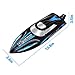 YEZI Remote Control Boat for Pools & Lakes,Udi001 Venom Fast RC Boat for Kids & Adults,Self Righting Remote Controlled Boat W/Extra Battery (Dark blue)