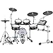 Yamaha DTX10K-X Electronic Drum Kit with TCS Pads (Black Forest) (4 Items)
