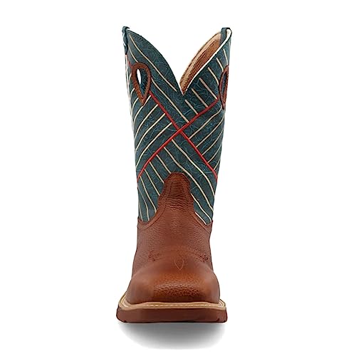Image of Twisted X Men's 12 inch Western Work Boot, Cognac 9 D