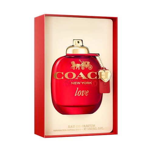 Image of COACH Love Jumbo Eau de Parfum Spray - Women's Fragrance - Floral Fruity - With notes of Wild Strawberry, Red Velvet Rose & Vibrant Cedarwood - 5.0 Fl Oz