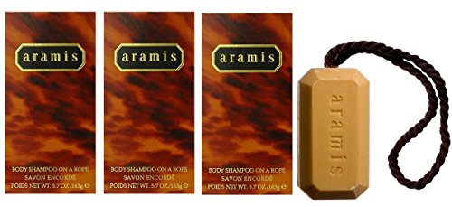 Aramis Soap-on-a-Rope 5.7 Ounce (Qunatity of 3)