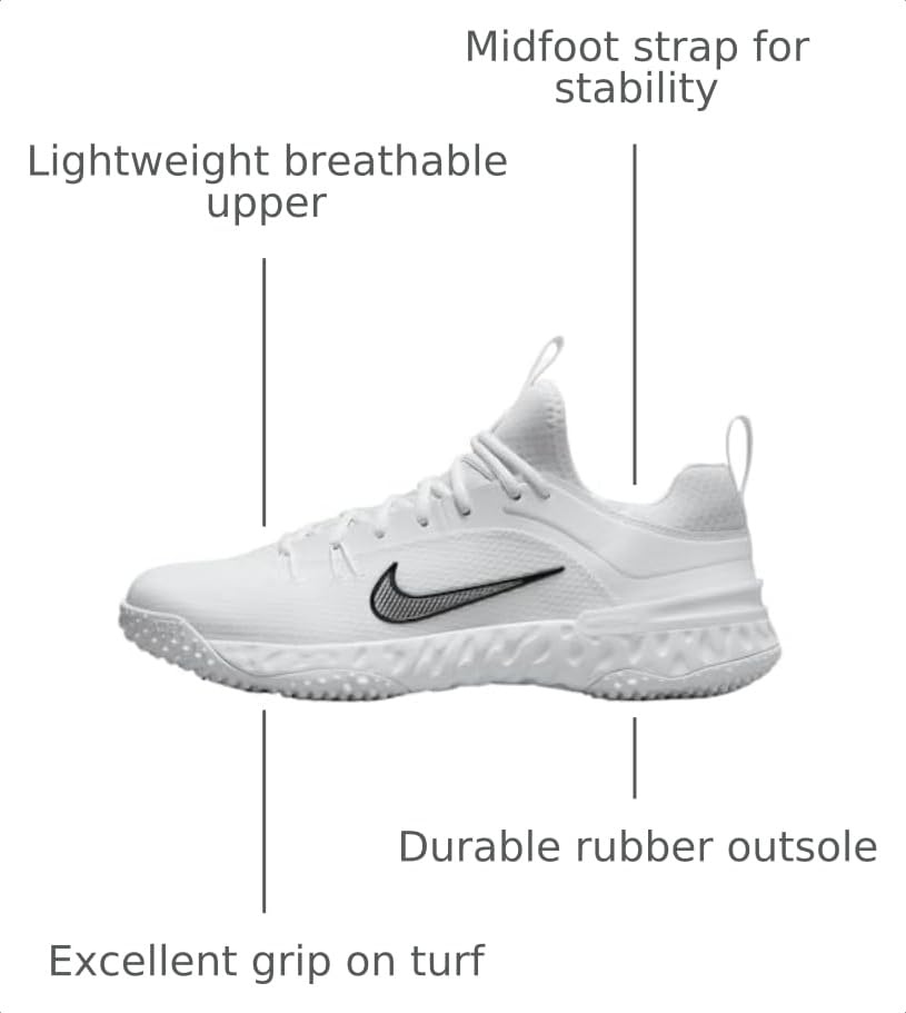 Image of Nike Men's Huarache 9 Elite Low Lacrosse Cleats