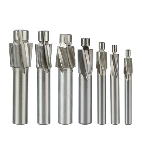 Lsdlouyaqng 4-Flöten-Senkfräser M3-M16 Bohrfräswerkzeug