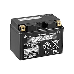 Batteria moto Yuasa YTZ14S Gel alta performance 12 V 12 Ah