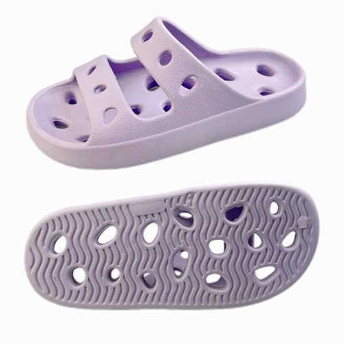 Shower Shoes with Drainage Holes Non-Slip Quick-Dry Pool, Beach, and Bathroom Slippers