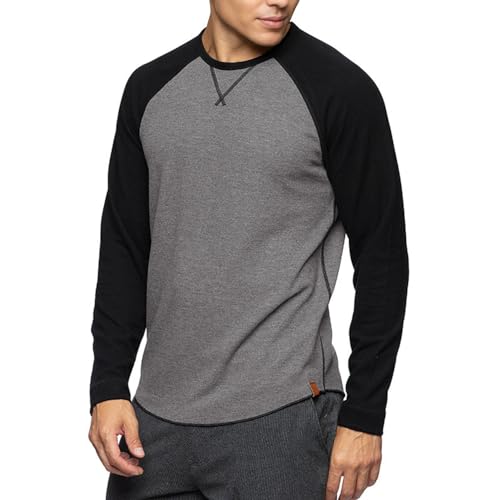 T-shirt décontracté homme manches longues doux pour vos sorties d'automne