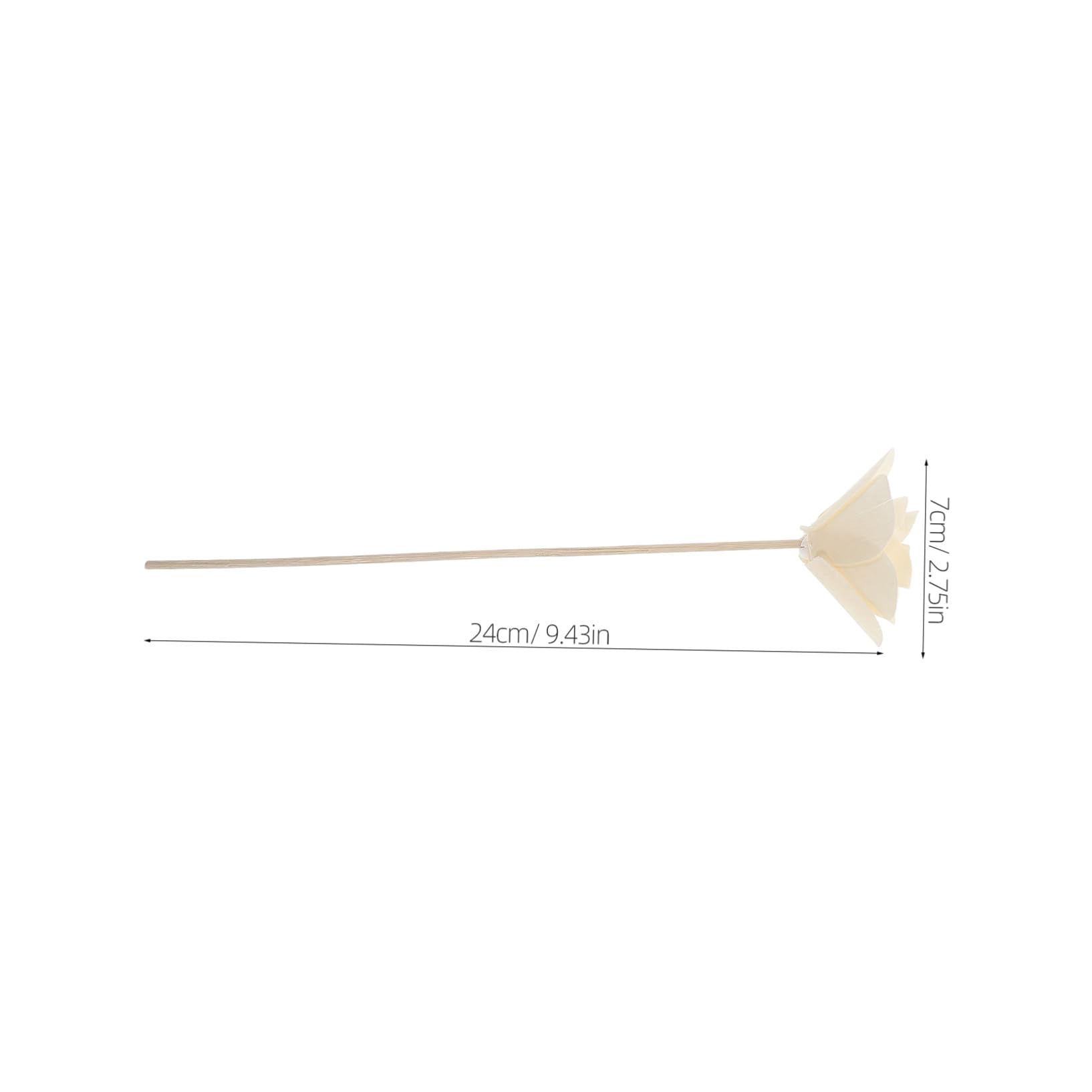 Cabilock 6pièces Bâtonnets Diffuseurs de Parfum Rotin Artificiel Couleur Beige pour Décoration Maison du Bureau Recharge pour Diffuseur Huiles Essentielles