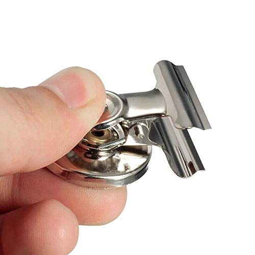 Ketsicart 5Pcs Fridge Magnet Clips Message Note Holder Grip Magnetic Home Office Meta H3E7