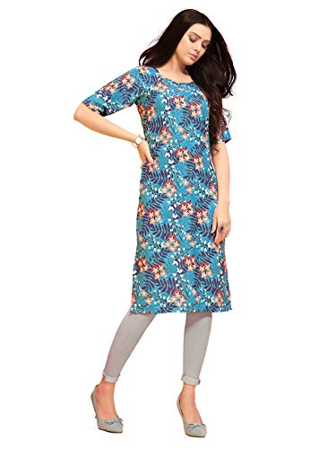 Image of Sanisa Women's Crepe Straight Kurta