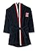Produktbild Tommy Hilfiger Jungen Bathrobe Bademantel, Rosa (Navy Blazer 416), 122 (Herstellergröße: M)
