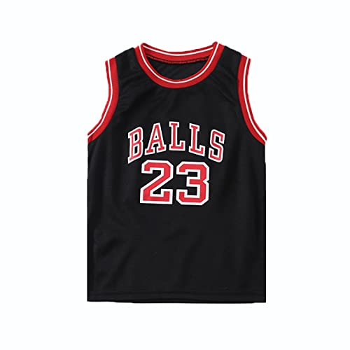 Image of Toddler Kids Sports Shorts Set Baby Boys Girls Jerseys 2 Piece Basketball Tank Top Mesh Shorts Set
