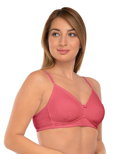 Image of DAISY DEE Women's Girls Cotton Non-Padded Wirefree Seamless Full Coverage Comfortfit Everyday Use T-Shirt Bra - NDSZN