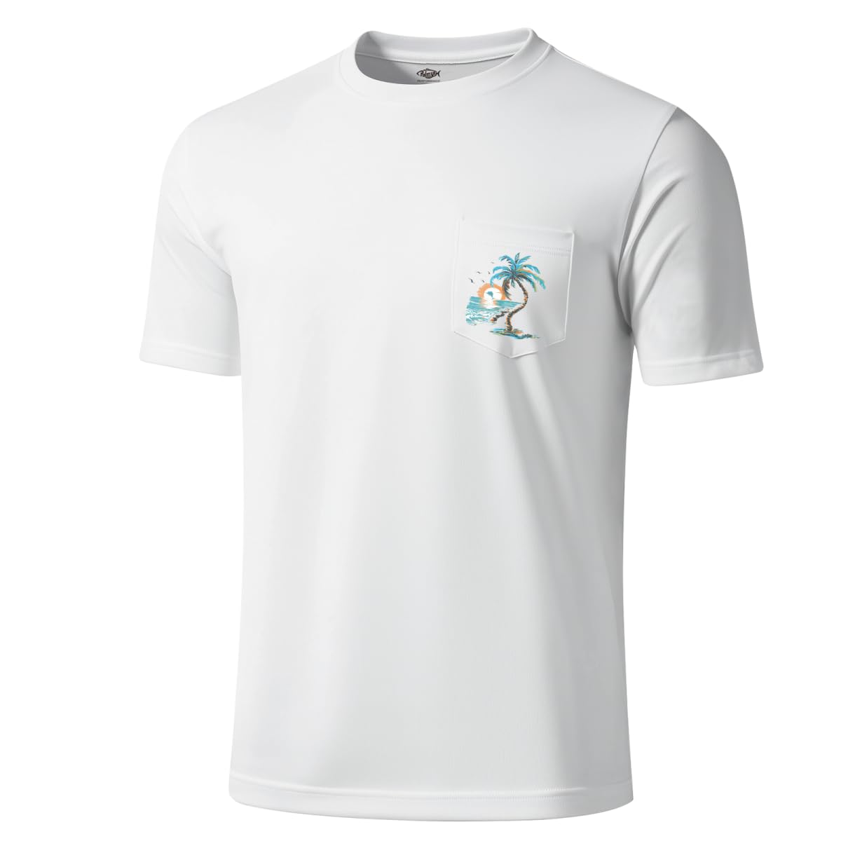 - Palmyth Fishing Shirts for Men Short Sleeve Sun Protection T-Shirts UPF 50+ Rash Guard Tee