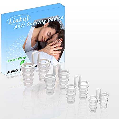 Liakai-Snore Stopper Set - Anti Snoring Nose Vents (4pcs) - Set of 4 Nasal Dilators - Anti Snoring Devices - Snoring Solution - Devices Reduce Snoring