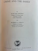 Crime and the Family 0398051445 Book Cover