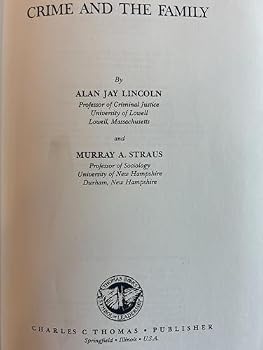 Hardcover Crime and the Family Book