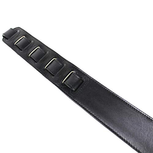 Walker And Williams KB-31 Sangle fine en cuir pleine fleur avec phénix dessiné à la main Noir - Les Beatles, Paul McCartney, John Lennon, RIngo Starr, George Harrison Walker And Williams KB-31 Sangle fine en cuir pleine fleur avec phénix dessiné à la main Noir – Image 8