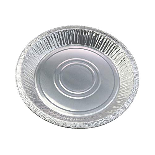 KitchenDance 10 Disposable Aluminum Foil Pie Pans - Pack of 13 | Strong & Sturdy Pie Tins for Bakers Cooking Kitchen Cooks Bakeries Business | Oven to Table Convenience & 100% Recyclable