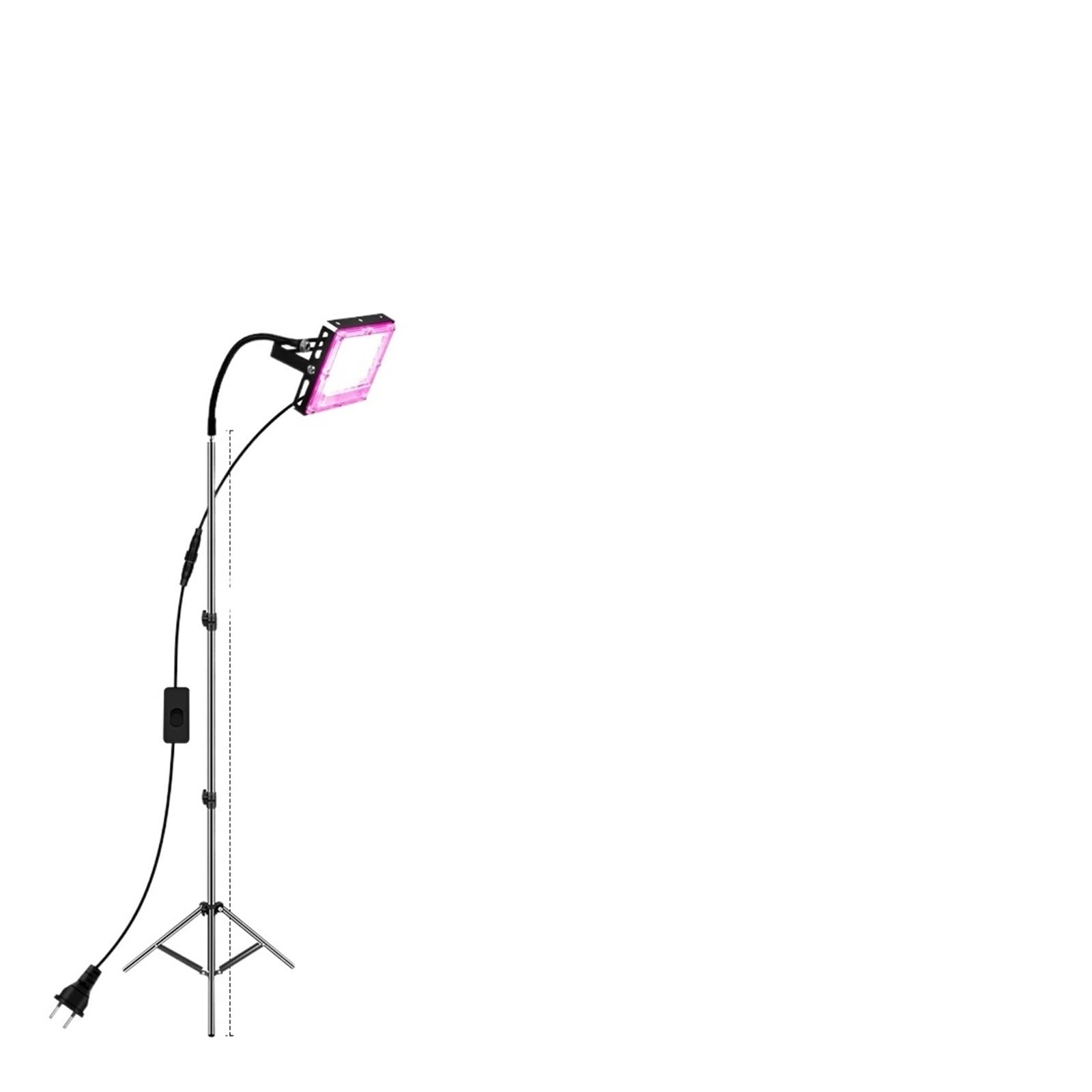 Luce per Piante, Spettro completo LED Phytolamp Piante da interno Coltiva le luci Piantine di fiori Tende serra Idroponica Coltivazione a Luce crescita(25W-210CM TRIPOD_1)