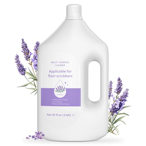 ZORAST 82 FL OZ/2.42 L Lavender Scented Floor Cleaning Solution Compatible with Eufy Omni C20 X8 Pro X10 Omni G series L Series Robot Vacuums Deep Cleans for Multiple Hard Floors