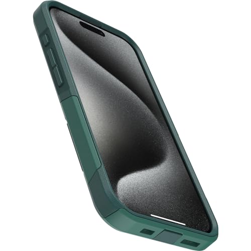 Image of OtterBox iPhone 15 Pro (Only) Commuter Series Case - GET Your Greens, Slim & Tough, Pocket-Friendly, with Port Protection