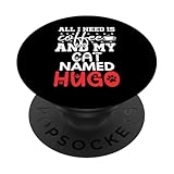 Hugo Cat Name GIfts With Coffee