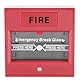 Notausgangs Feueralarmknopf, Rotes Schild, Not Aus Knopf, Freigabe Sicherheits Glasbruch Alarmschalter für Business Security Fire Panic Box