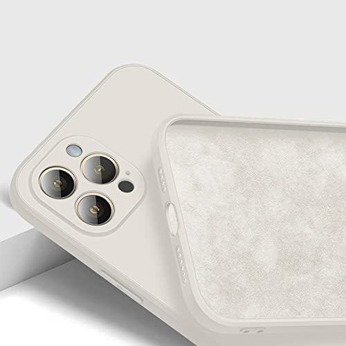 Coque silicone liquide blanche iPhone 12 Pro Max : idéale pour votre quotidien urbain