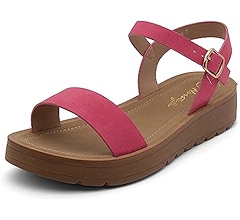 Amazon.com | Herstyle Women's Flat Sandals – One Band Ankle