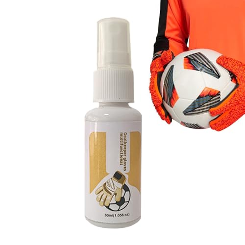 Generisch Espray para agarre de fútbol, 30 mililitros, líquido pegajoso, pegamento para guantes de portero, para boxeo, béisbol, golf, entrenamiento, adultos y jóvenes