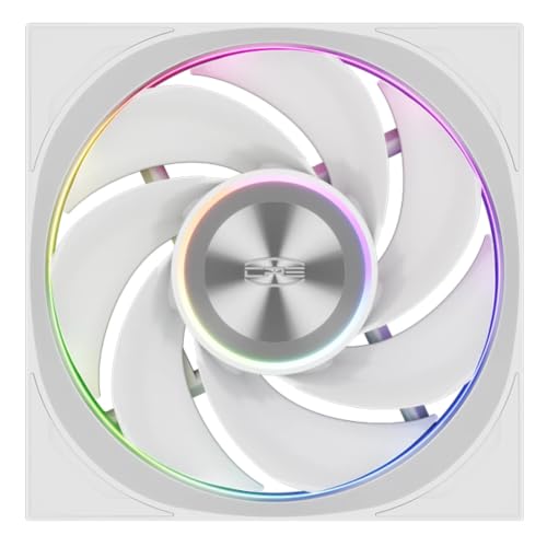 PCCOOLER F7 X120 ARGB PC Fan, Wireless Daisy Chain, 3000RPM Extreme Cooling