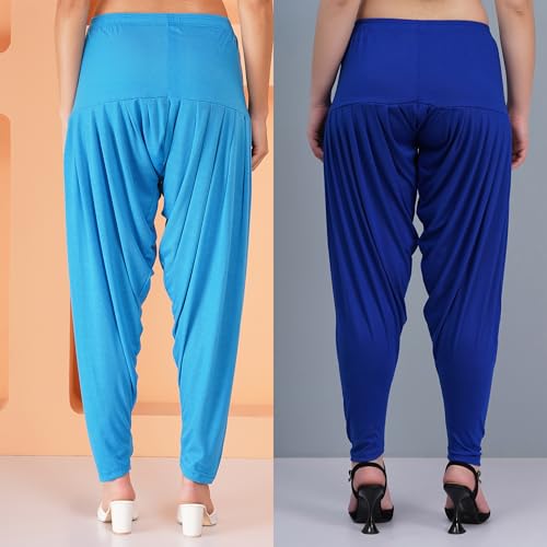 Image of Buy That Trendz Patiala Salwar for Women Relaxed Fit Viscose Patiyala Salwar Harem Bottom Pants