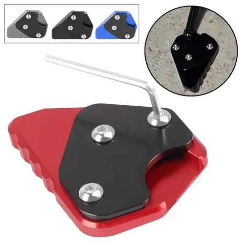 Extension support latéral GSX1300R 2021-2023 en aluminium anodisé rouge