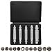 5pcs Screw Extractor Set Damaged Stripped Screw Extractor Removal Tool Stripped Screws Nuts Bolts Easy Removal Drill Bit Tools For Removing Broken Bolt Extractors For Men Christmas Stocking Stuffers