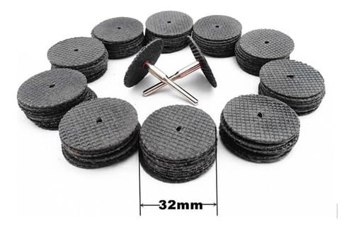 Disco De Corte Para Micro Retifica Metais Aço Ferro Kit Com 25