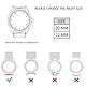 Antfly Uhrenarmband aus Metall 22mm,Edelstahlarmband für Uhr,Quick Release Uhrenarmbänder Ersatz für Herren und Damen- 20mm 22mm (22MM, Silber)