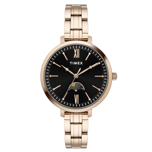 Image of TIMEX Analog Watch for Woman with Round Dial & Water Resistant Women's Wrist Watches