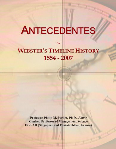 Antecedentes: Webster's Timeline History, 1554
