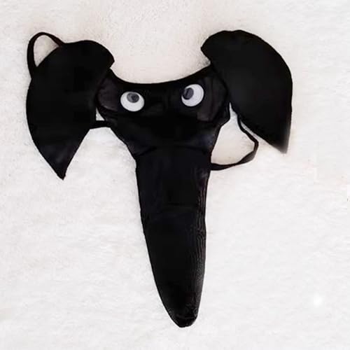 Man Funny Underwear Elephant Thong for Men G-String-Exotic Sexy Costume Joke Gag Prank Long U Bulge Pouch2