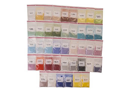 Powder Enamel Assortment for Glass Fusing