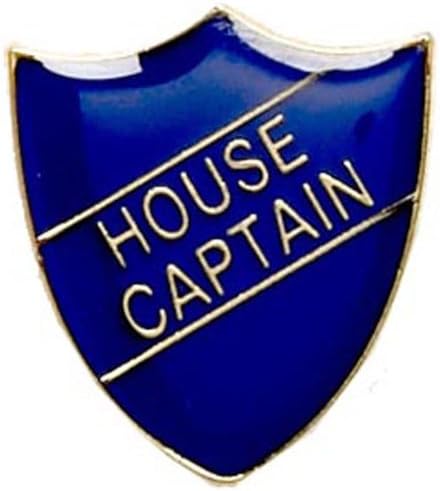 House Captain Shield Badge Blue SB015B